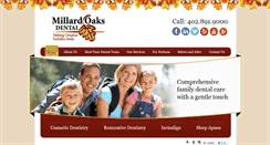 Desktop Screenshot of millardoaksdental.com