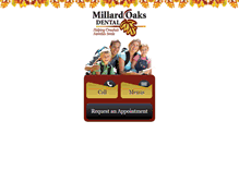 Tablet Screenshot of millardoaksdental.com